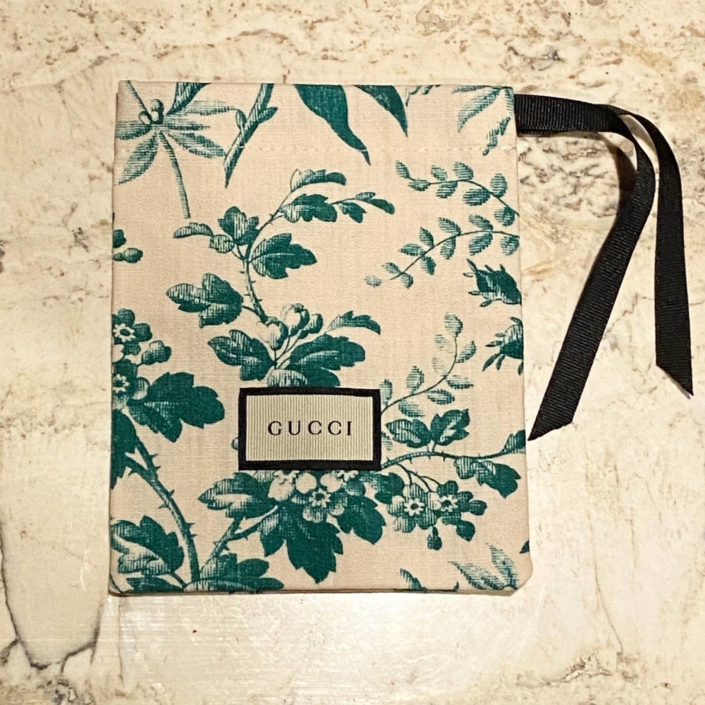 GUCCI Necklace Floral Bag NEW Toile Gift Pouch Sleeper